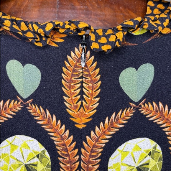 GUC Temperley London- Printed Rosella Dress.  Size US 10 - Picture 13 of 14